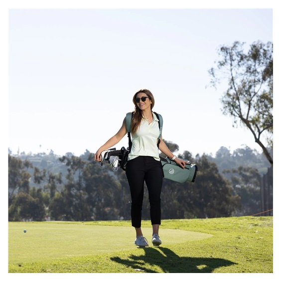 Sunday Golf El Camino pencil bag, seafoam