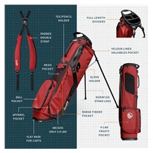 Sunday Golf El Camino pencil bag, ron burgundy