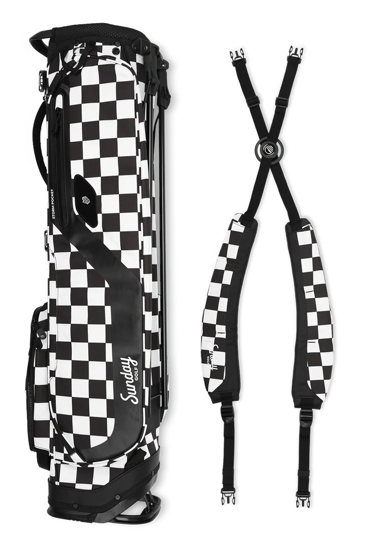 Sunday Golf El Camino pencil bag, černo/bílý