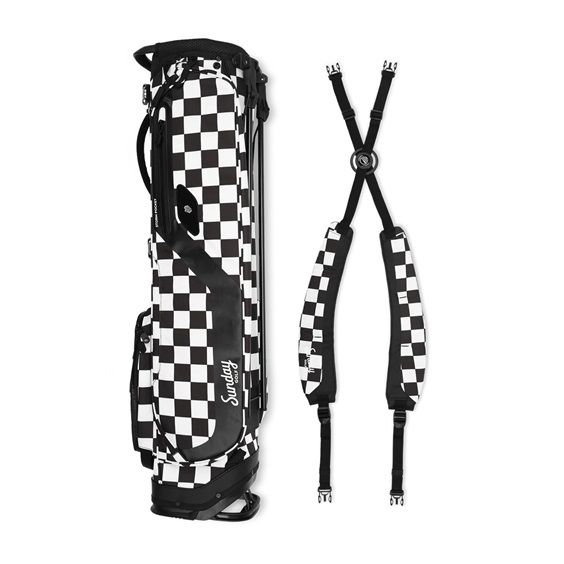 Sunday Golf El Camino pencil bag, černo/bílý