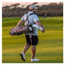 Sunday Golf El Camino pencil bag, černo/bílý