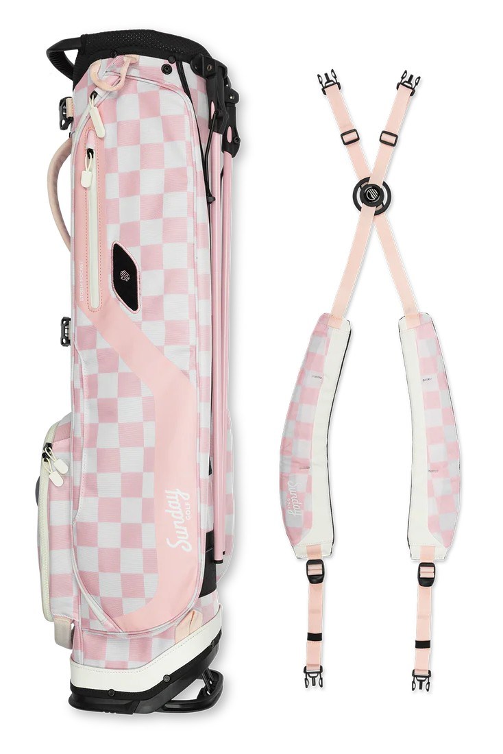 Sunday Golf El Camino pencil bag, růžovo/bílý