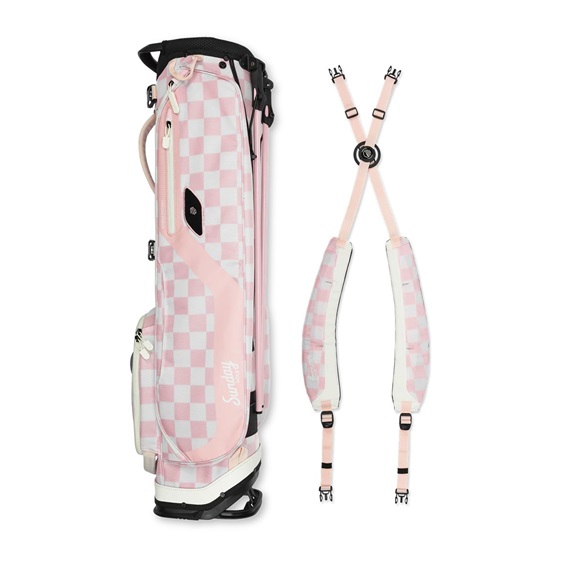 Sunday Golf El Camino pencil bag, růžovo/bílý
