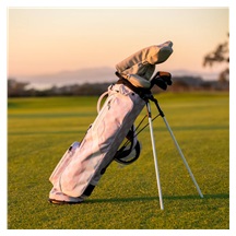 Sunday Golf El Camino pencil bag, růžovo/bílý