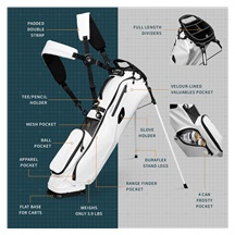 Sunday Golf El Camino S-Class pencil bag, bílý