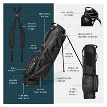 Sunday Golf El Camino S-Class pencil bag, černý