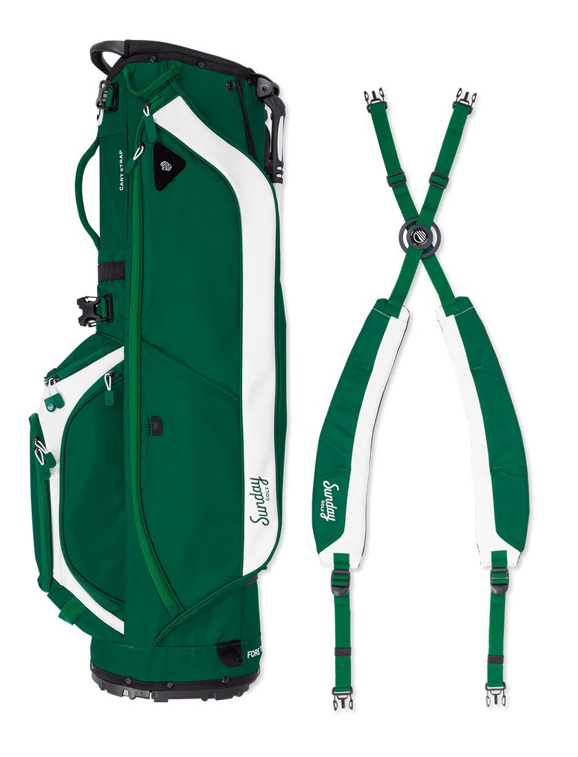 Sunday Golf Ryder stand bag, evergreen