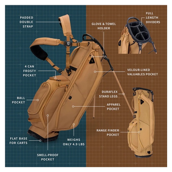 Sunday Golf Ryder stand bag, clay thompson