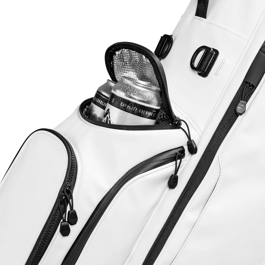 Sunday Golf Ryder S-Class stand bag, bílý