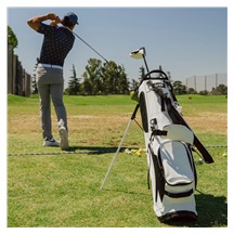 Sunday Golf Ryder S-Class stand bag, bílý