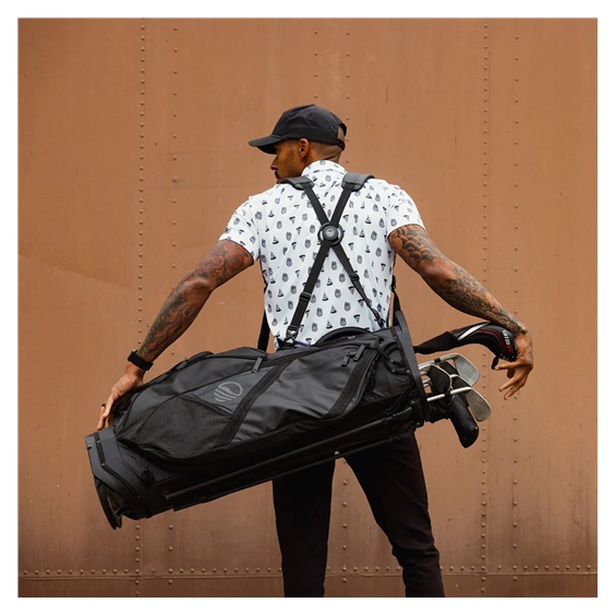 Sunday Golf Ranger stand bag, černý
