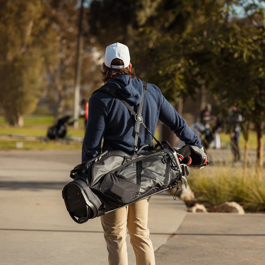 Sunday Golf Ranger stand bag, černý