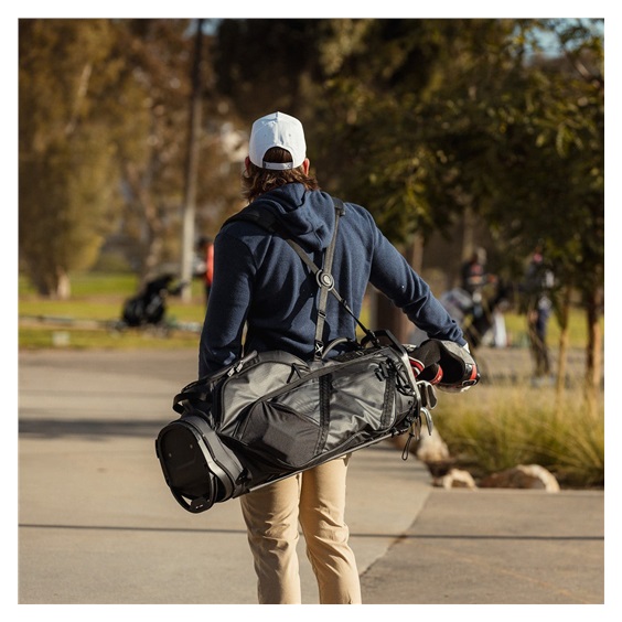 Sunday Golf Ranger stand bag, černý