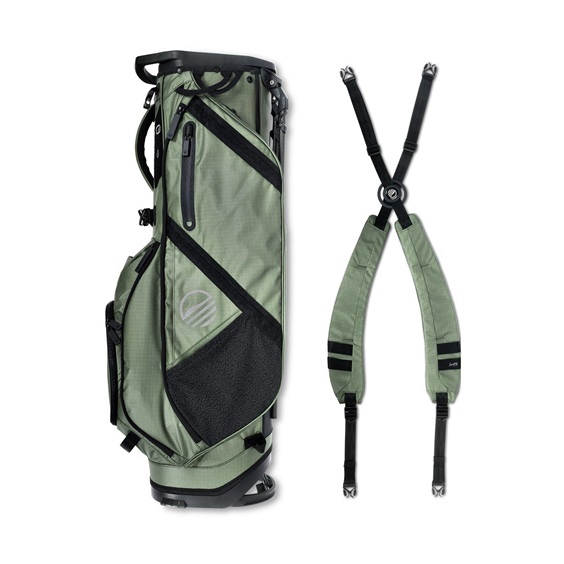 Sunday Golf Ranger stand bag, zelený