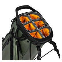 Sunday Golf Ranger stand bag, zelený