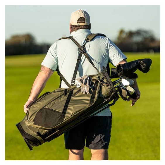 Sunday Golf Ranger stand bag, zelený
