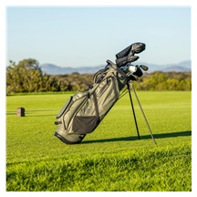 Sunday Golf Ranger stand bag, zelený