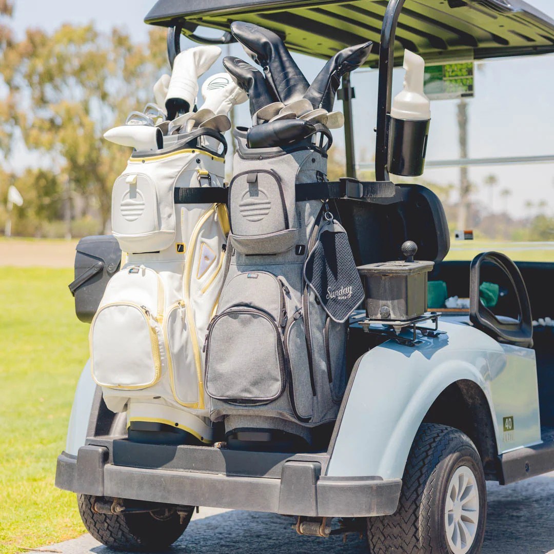 Sunday Golf Big Rig cart bag, šedý