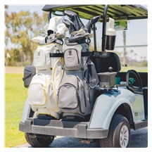 Sunday Golf Big Rig cart bag, šedý