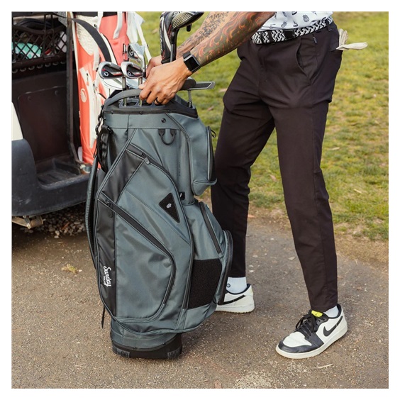 Sunday Golf Big Rig cart bag, midnight green