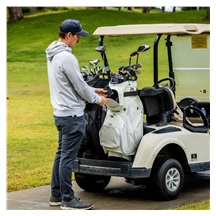 Sunday Golf Big Rig S-Class cart bag, bílý