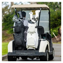 Sunday Golf Big Rig S-Class cart bag, bílý