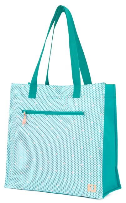 FootJoy Tote taška, teal/teal print/peach