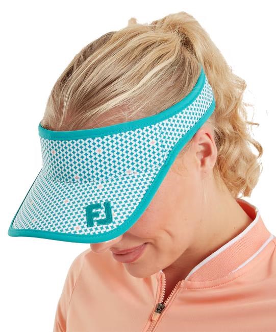 FootJoy dámský kšilt, teal print/teal