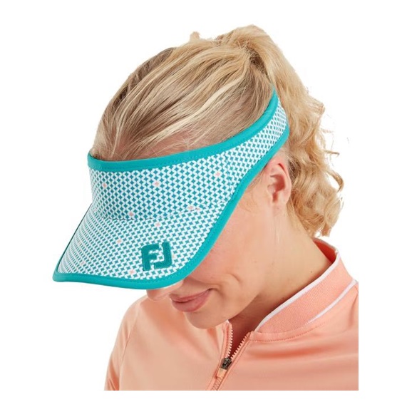 FootJoy dámský kšilt, teal print/teal