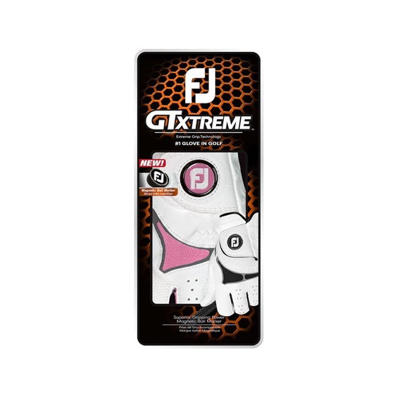 FootJoy GTxtreme dámská golfová rukavice, bílo/růžová
