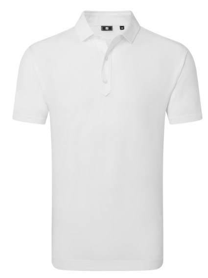 FootJoy Lisle Solid pánské polo, bílé