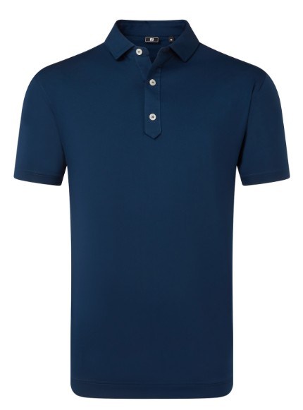 FootJoy Lisle Solid pánské polo, tmavě modré