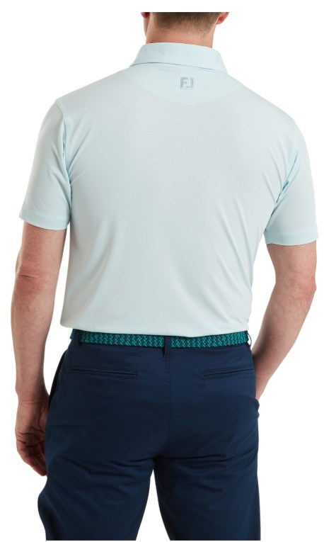 FootJoy Lisle Solid pánské polo, ice blue