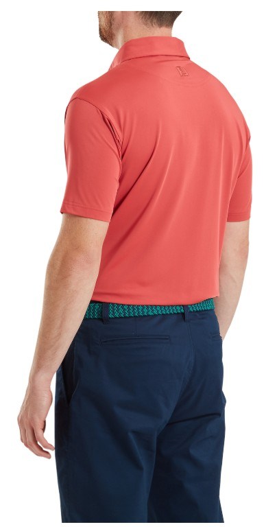 FootJoy Lisle Solid pánské polo, nantucket red