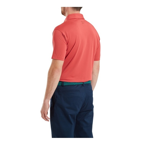 FootJoy Lisle Solid pánské polo, nantucket red