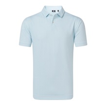 FootJoy Modernist Geo Pique pánské polo, white/ice blue