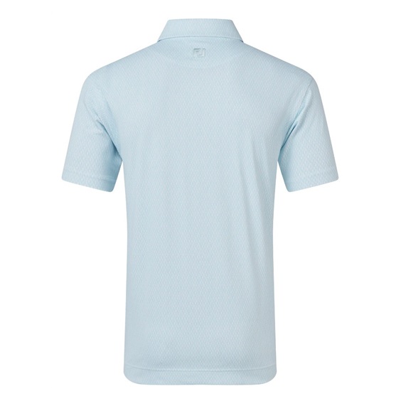 FootJoy Modernist Geo Pique pánské polo, white/ice blue