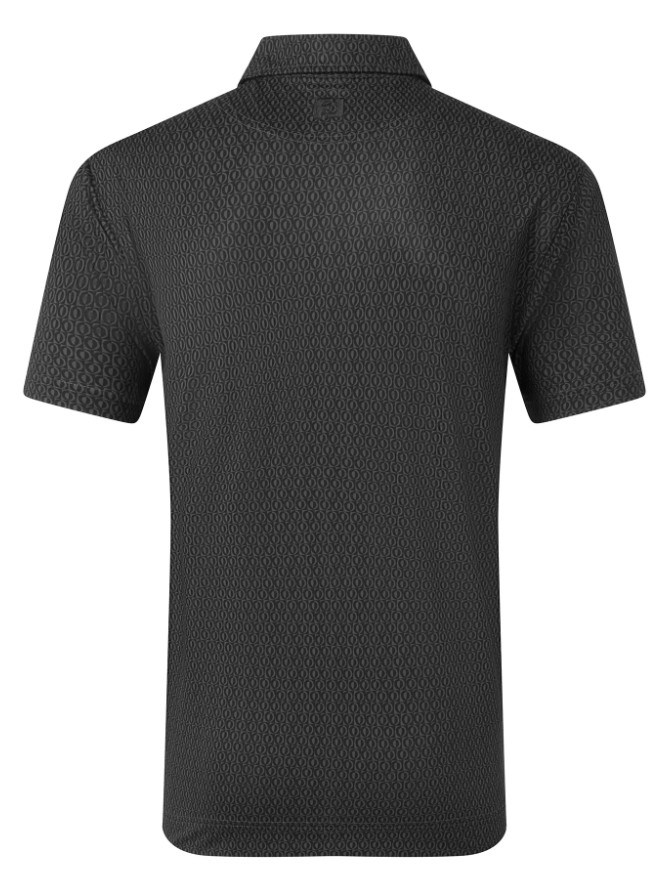 FootJoy Modernist Geo Pique pánské polo, charcoal/black