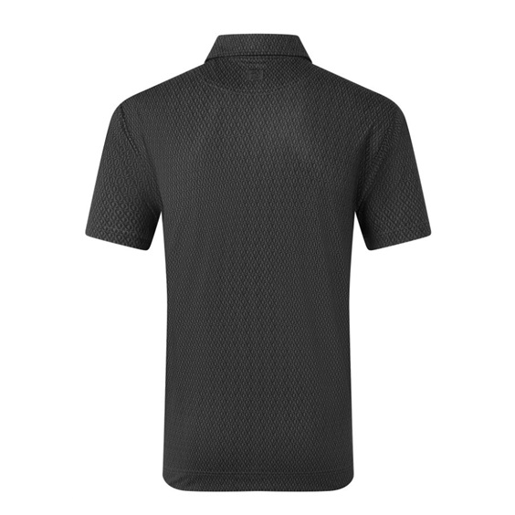 FootJoy Modernist Geo Pique pánské polo, charcoal/black