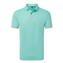 FootJoy Modernist Geo Pique pánské polo, blue reef/sea glass