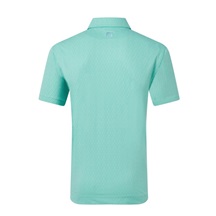 FootJoy Modernist Geo Pique pánské polo, blue reef/sea glass