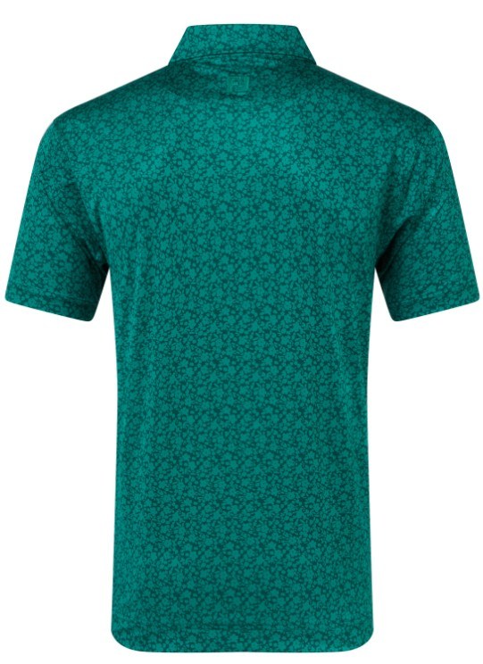 FootJoy Painted Floral Lisle pánské polo, field green
