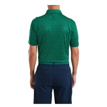 FootJoy Painted Floral Lisle pánské polo, field green