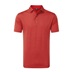 FootJoy Micro Feeder Stripe Lisle pánské polo, red tonal