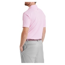 FootJoy Scallop Geo Pique pánské polo, pink pop