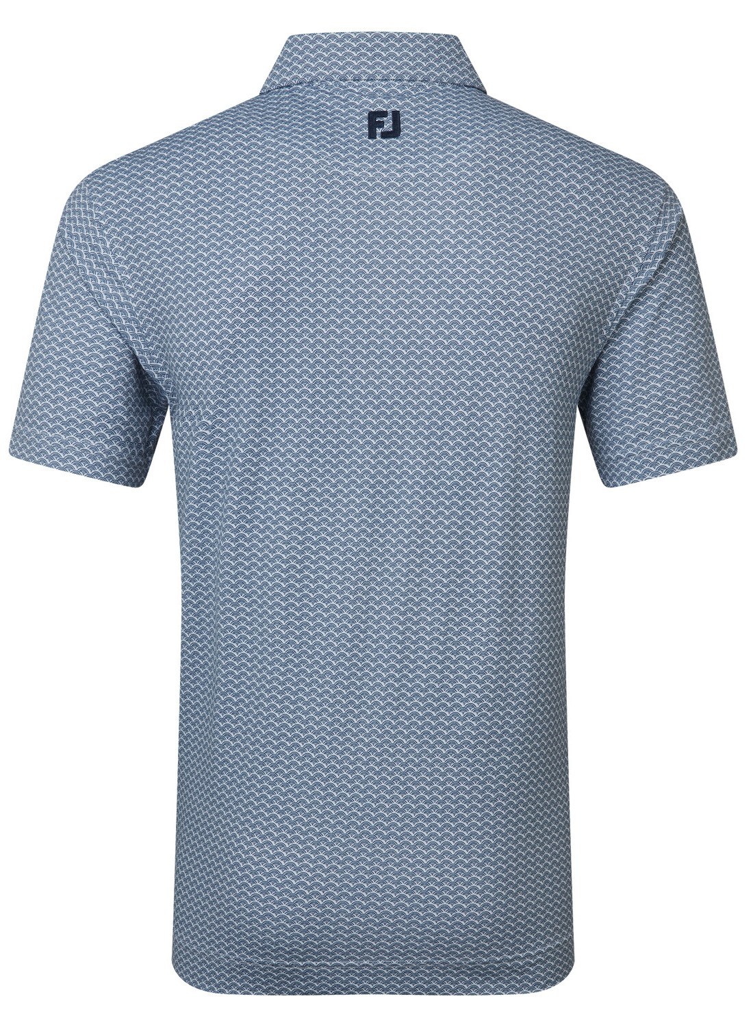FootJoy Scallop Geo Pique pánské polo, navy