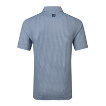 FootJoy Scallop Geo Pique pánské polo, navy