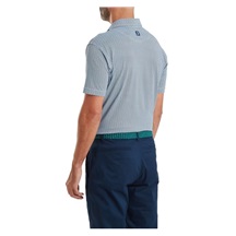 FootJoy Scallop Geo Pique pánské polo, navy