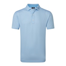 FootJoy Nautical Flag Print Lisle pánské polo, blue reef/deep reef