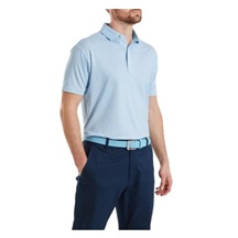 FootJoy Nautical Flag Print Lisle pánské polo, blue reef/deep reef